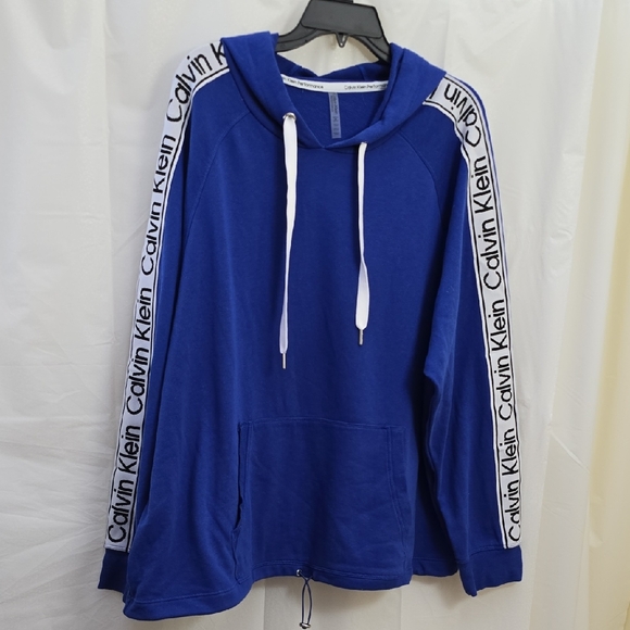 Calvin Klein Performance Deep Blue Activewear Hoodie Size 3XL Like New - Picture 1 of 7